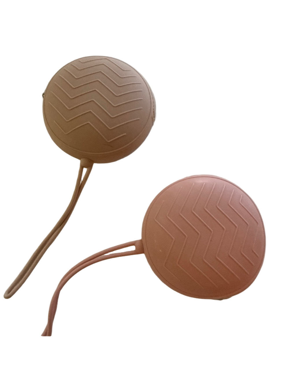 Itzy Ritzy Style Pacifier Case Set (2) | Silicone Soother Holder Neutral